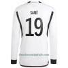 Camiseta de fútbol Manga Larga Alemania Sane 19 Primera Equipación Mundial 2022 - Hombre